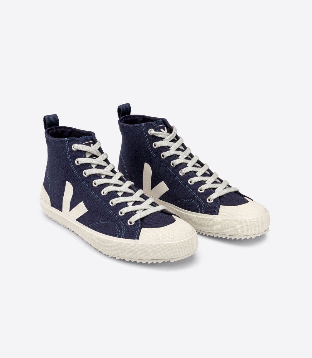 Veja Sneakers Mens - Nova Ht Canvas - Blue - 1384LQHPR